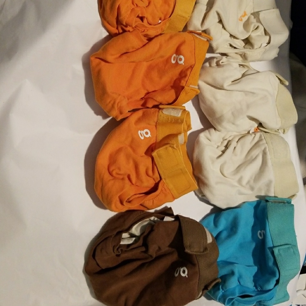 8 diapers used